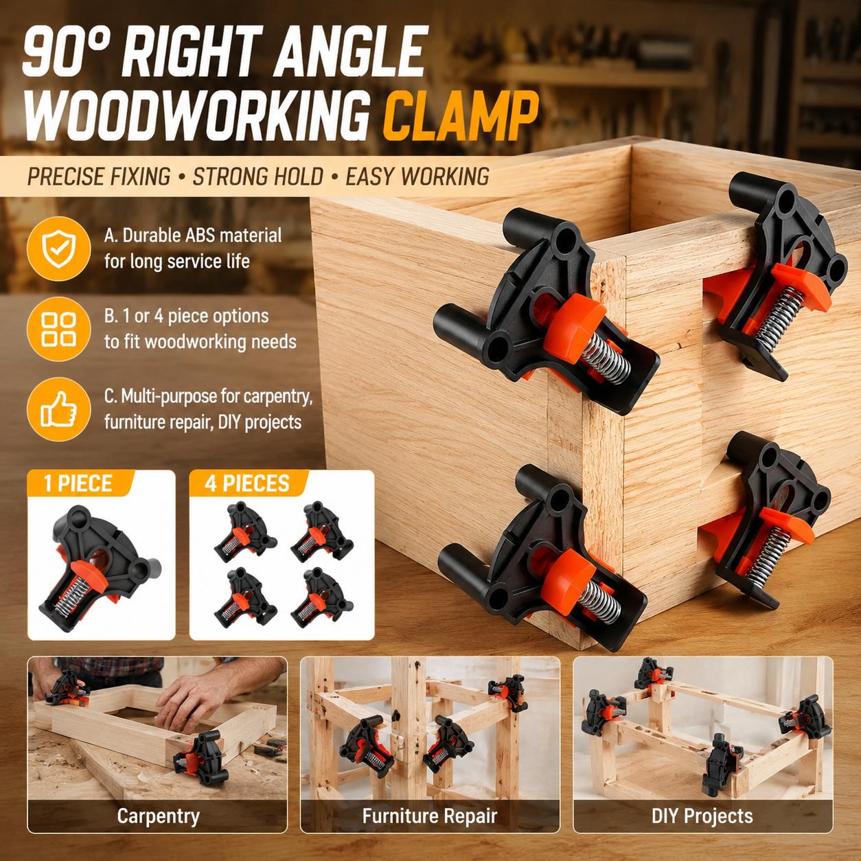 Furniture And Woodworking - Kit de Grampos de Canto de