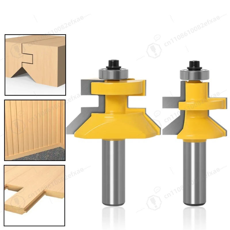 Woodworking Quote - Conjunto de 2 Peças de Fresas