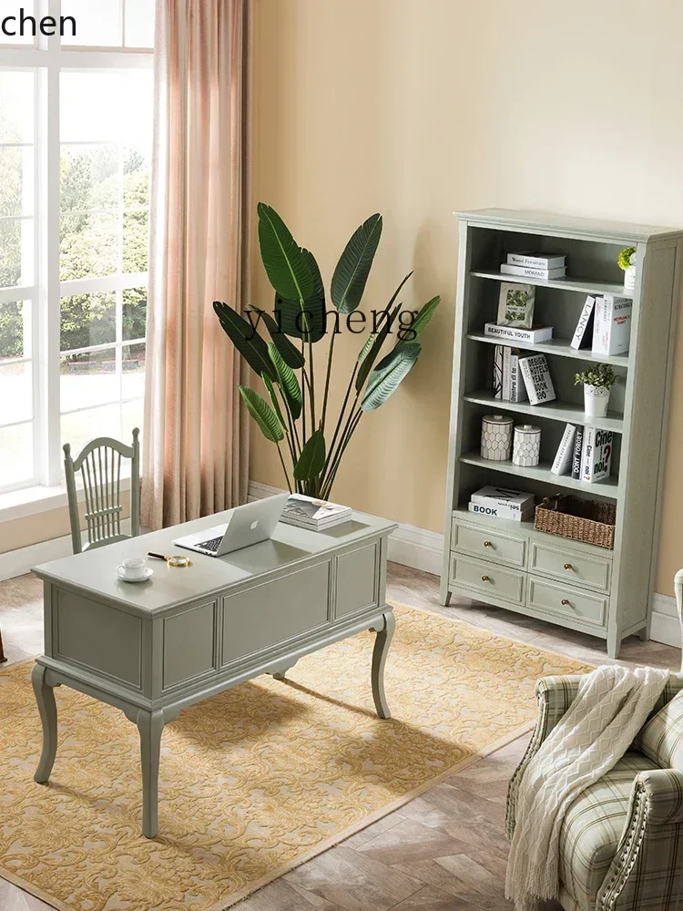 Woodworking Desk Chair - O15- Mesa de escritório estilo campestre