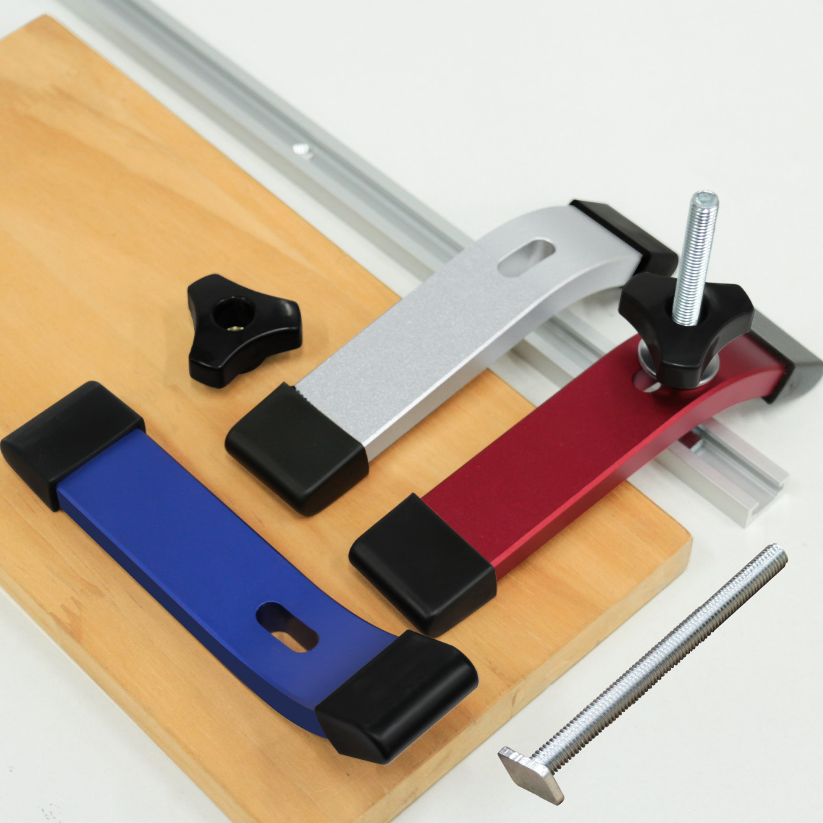 Woodworking Joinery - 1pc t-track hold down braçadeira multi-ferramentas