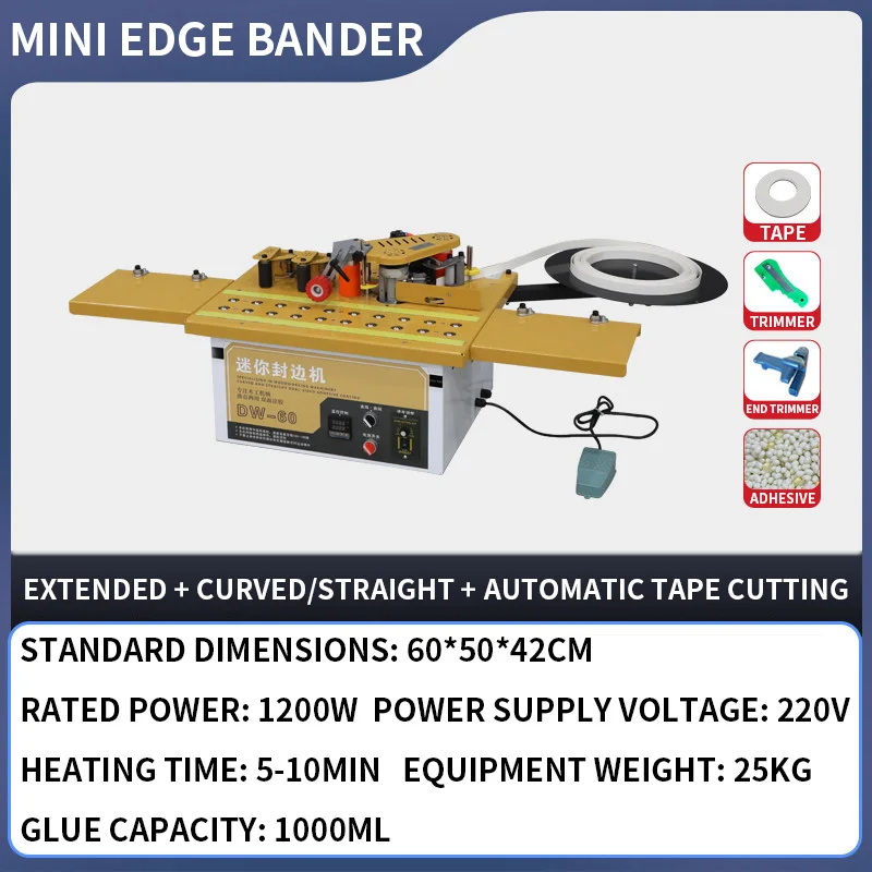 Coladeira de Bordas Mini DW-60 - Woodworking Edge avaliação e preço
