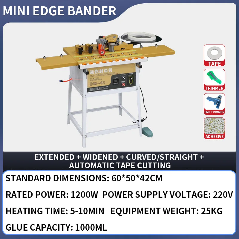 Coladeira de Bordas Mini DW-60 - Woodworking Edge avaliação e preço