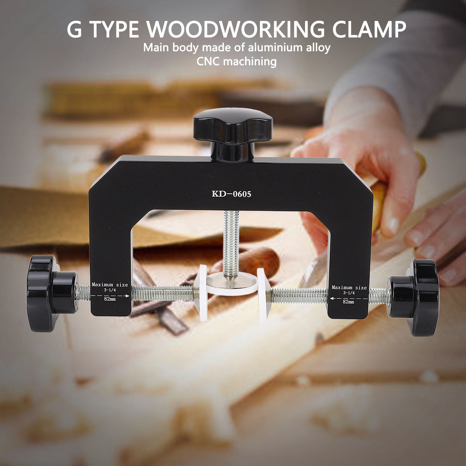 Grampo G de 3 Vias em Liga de  - Woodworking Edge avaliação e preço