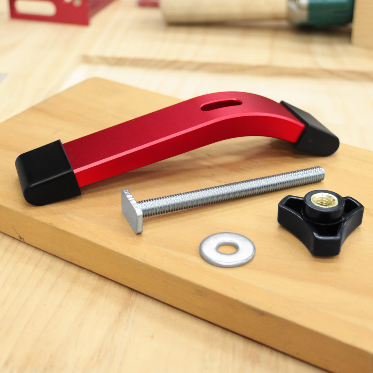 1pc t-track hold down braçadei - Woodworking Joinery avaliação e preço