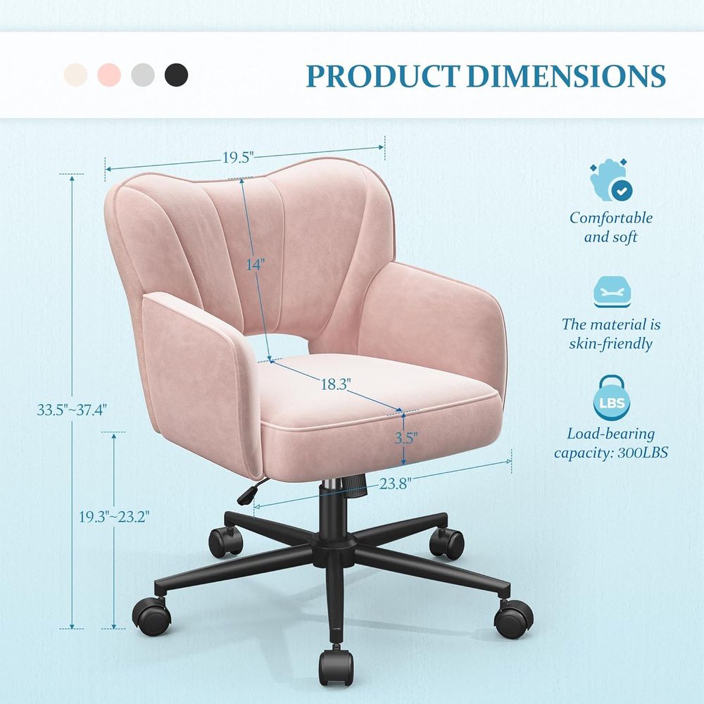 Cadeira de Escritório Rosa com - Woodworking Desk Chair avaliação e preço